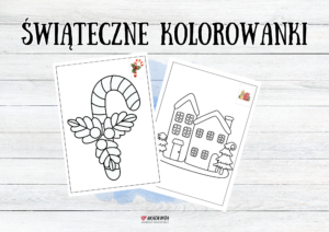 ZESTAW KOLOROWANEK - ZIMA - BOŻE NARODZENIE