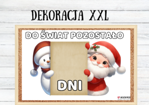 ODLICZANIE DO ŚWIĄT - MATERIAŁY NA GAZETKĘ