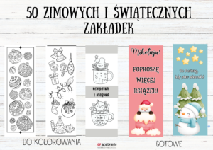 ZAKŁADKI DO KSIĄŻEK - WERSJA ZIMOWO-ŚWIĄTECZNA