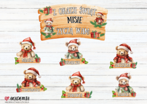 ŚWIĄTECZNE ŻYCZENIA - WERSJA MISIE