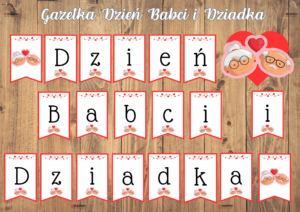 DZIEŃ BABCI I DZIADKA - GIRLANDA