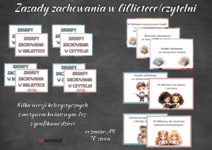 ZASADY ZACHOWANIA W BIBLIOTECE I CZYTELNI