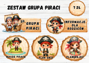 ZESTAW GRUPOWY GRUPA PIRACI