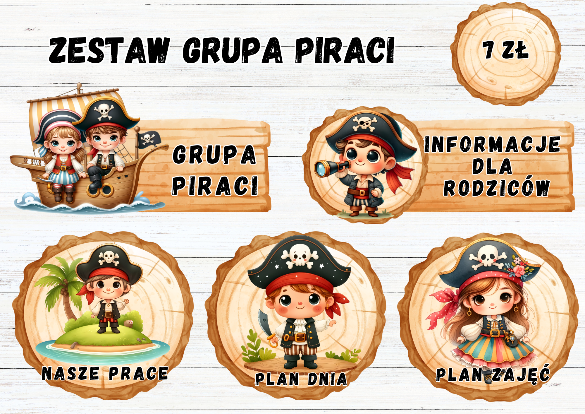 ZESTAW GRUPOWY GRUPA PIRACI