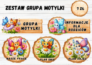 ZESTAW GRUPOWY GRUPA MOTYLKI