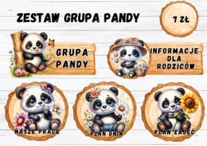 ZESTAW GRUPA PANDY