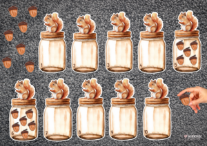 WIEWIÓRKI I ŻOŁĘDZIE - PRZELICZANIE ELEMENTÓW