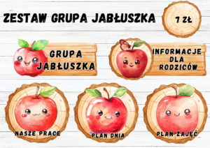 ZESTAW GRUPOWY "GRUPA JABŁUSZKA"