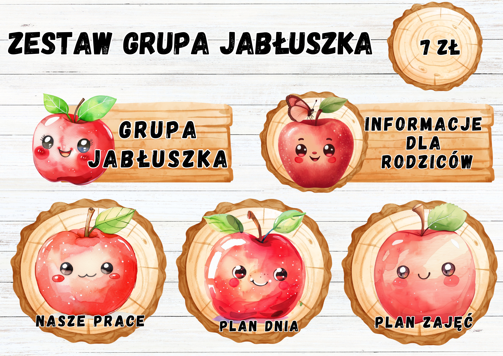 ZESTAW GRUPOWY "GRUPA JABŁUSZKA"