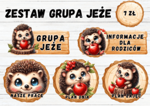 ZESTAW GRUPOWY "GRUPA JEŻE"
