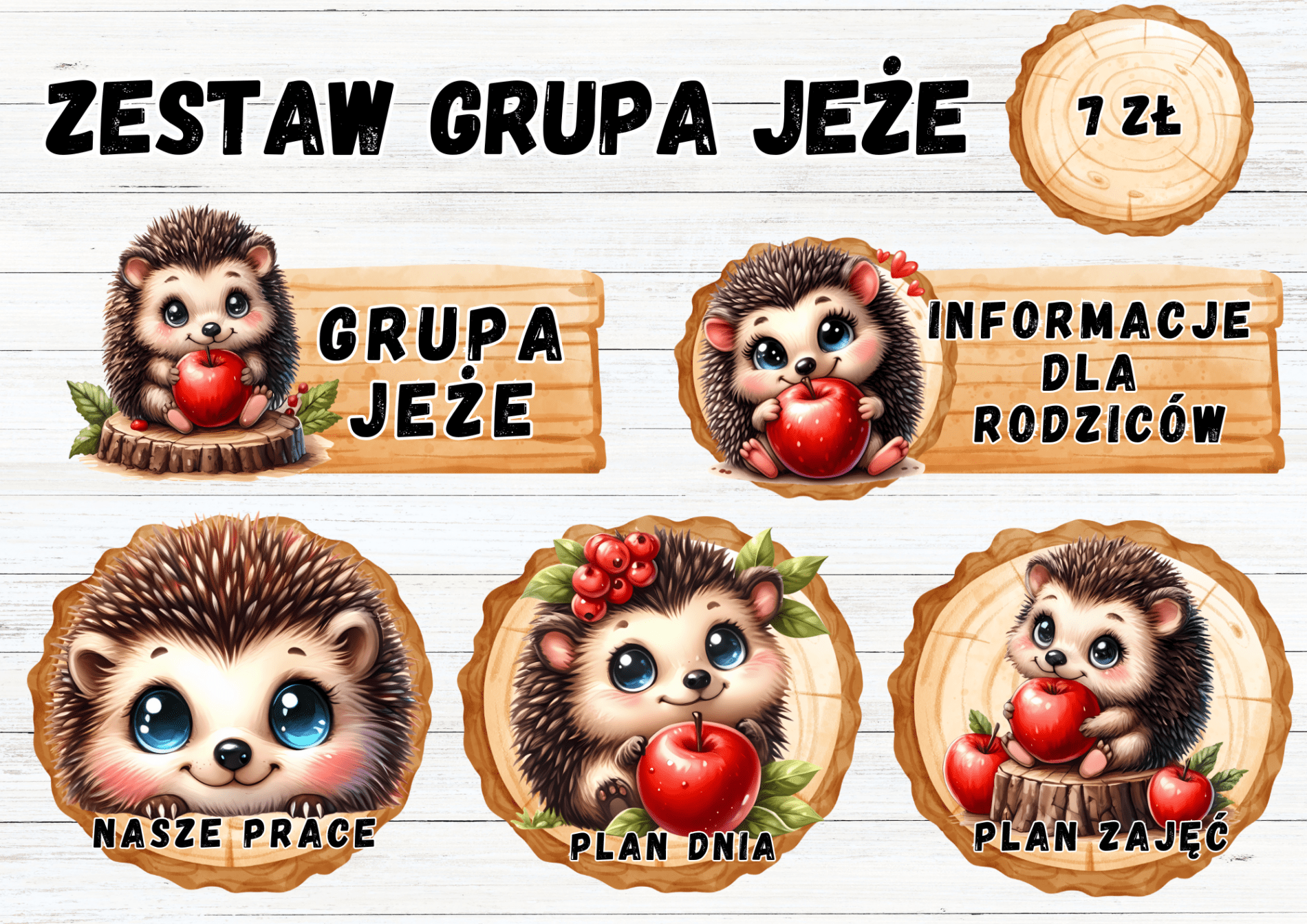 ZESTAW GRUPOWY "GRUPA JEŻE"