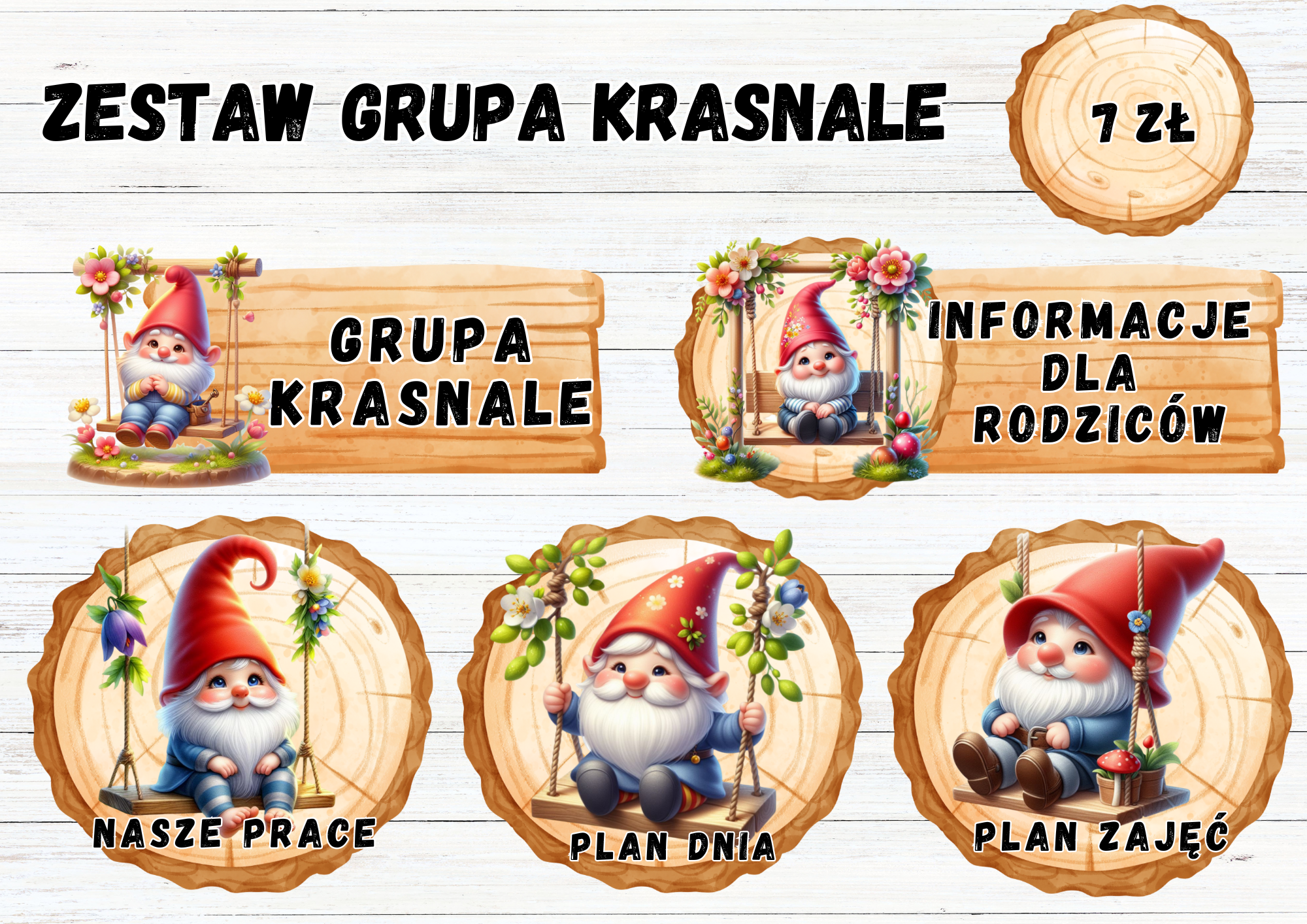 ZESTAW GRUPOWY GRUPA "KRASNALE"