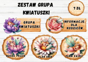ZESTAW GRUPOWY "GRUPA KWIATUSZKI"