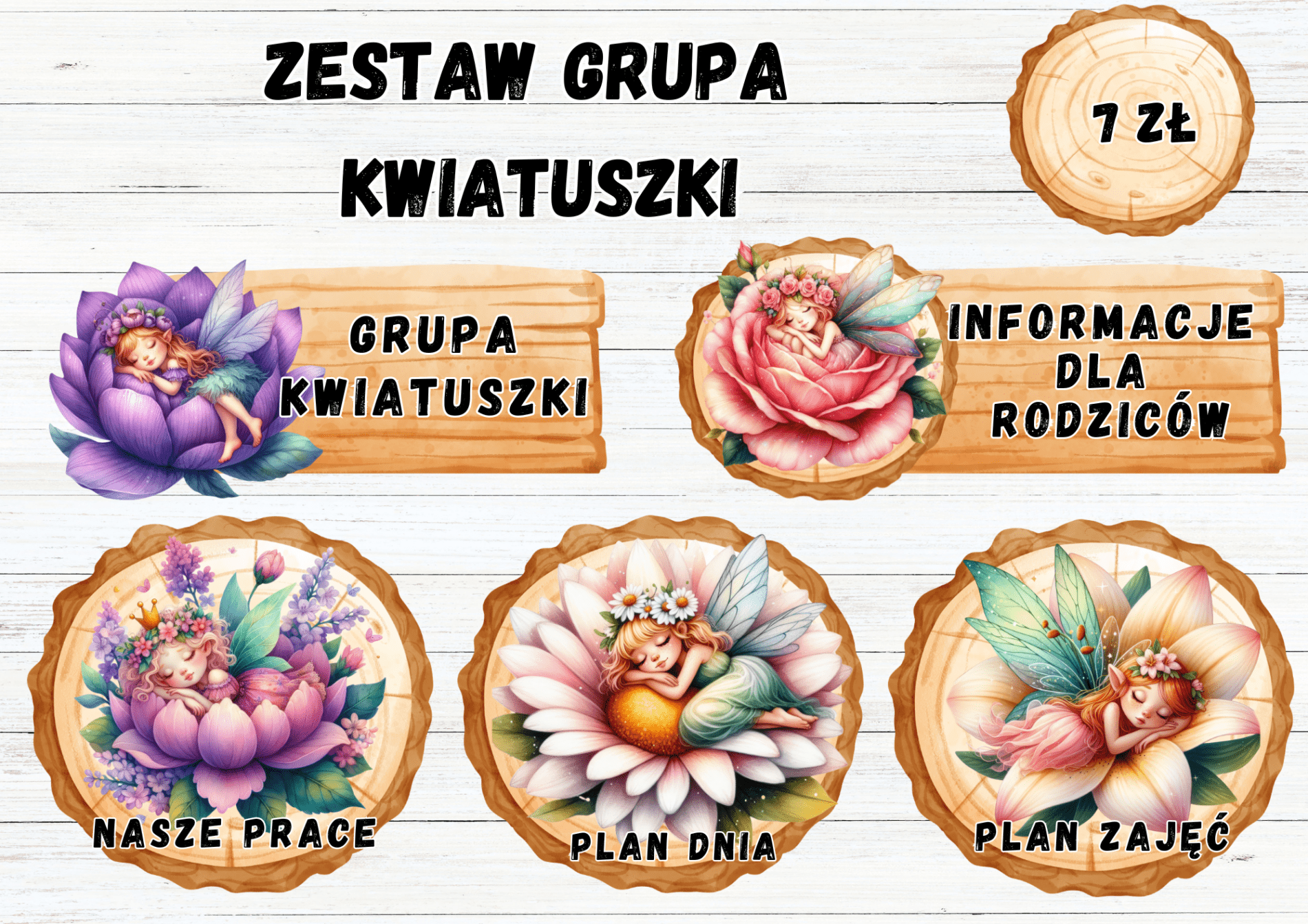 ZESTAW GRUPOWY "GRUPA KWIATUSZKI"