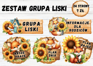 ZESTAW GRUPOWY GRUPA "LISKI"