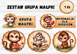 ZESTAW GRUPOWY "GRUPA MAŁPKI"