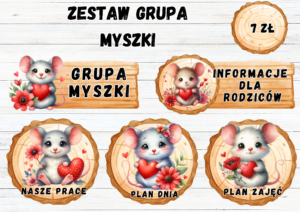 ZESTAW GRUPOWY GRUPA "MYSZKI"