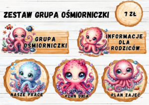 ZESTAW GRUPOWY "GRUPA OŚMIORNICZKI"