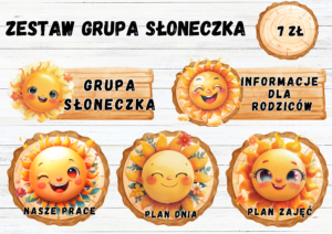 ZESTAW GRUPOWY "GRUPA SŁONECZKA"