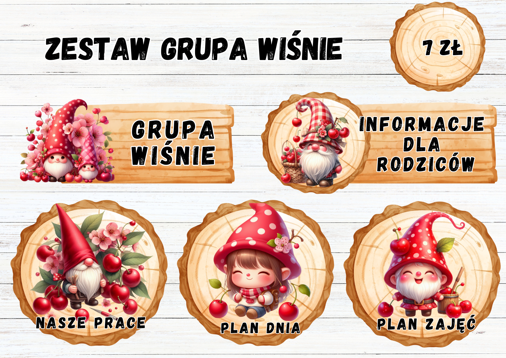 ZESTAW GRUPOWY "GRUPA WIŚNIE"