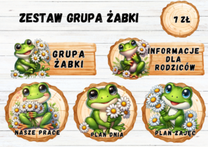 ZESTAW GRUPOWY "GRUPA ŻABKI"