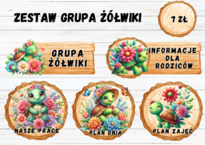 ZESTAW GRUPOWY "GRUPA ŻÓŁWIKI"