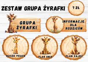 ZESTAW GRUPOWY "GRUPA ŻYRAFKI"