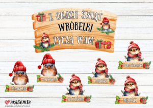 Życzenia Świąteczne od Grupy “Wróbelków”