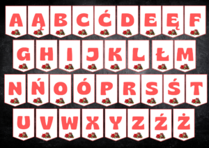 ALFABET - STWÓRZ DOWOLNY NAPIS