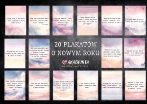 PLAKATY Z CYTATAMI O NOWYM ROKU