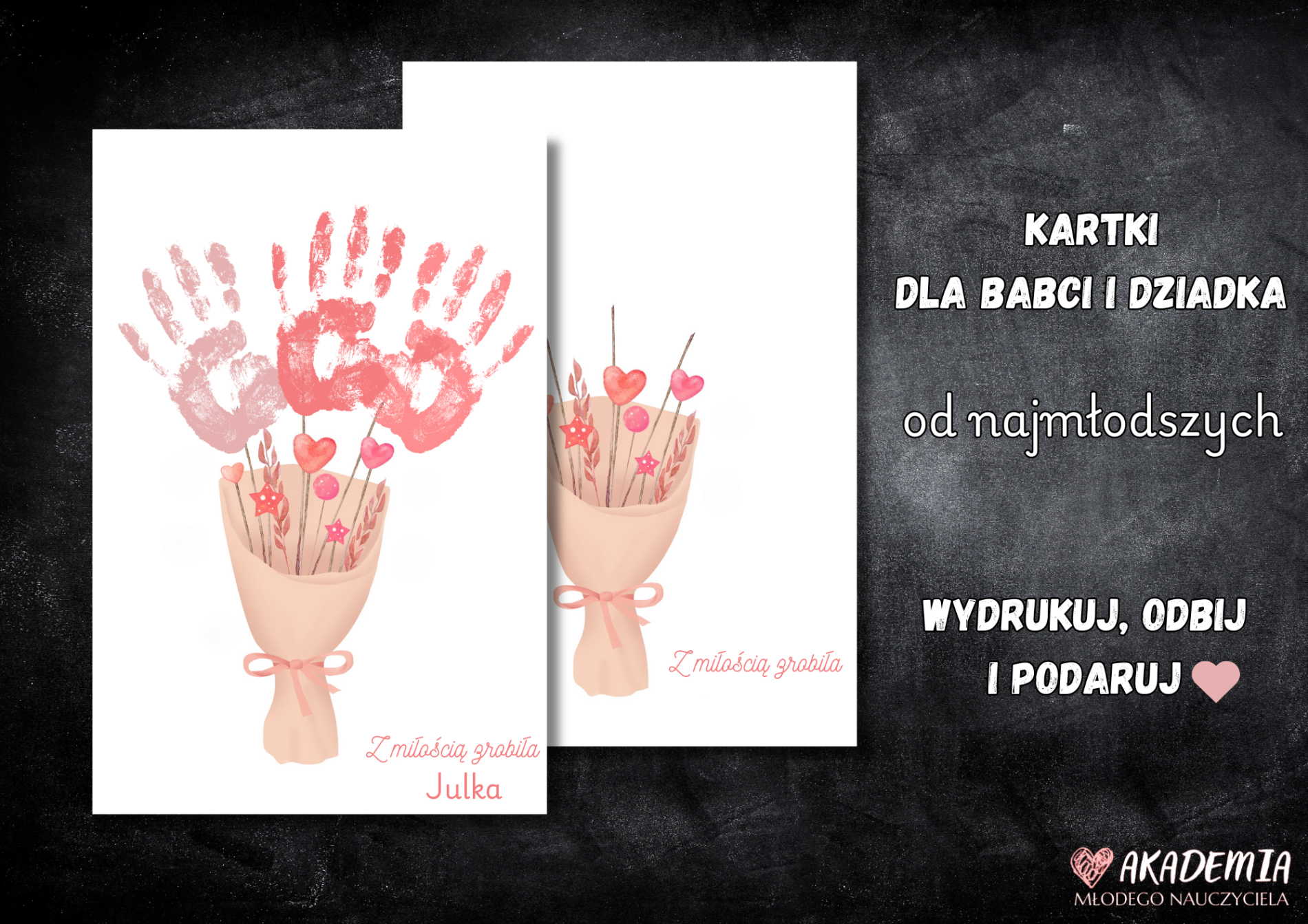 KARTKA DLA BABCI I DZIADKA