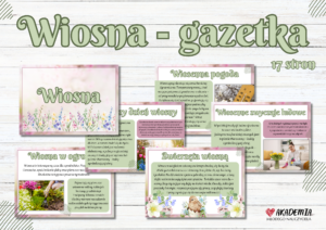 Wiosna – materiały na gazetkę szkolną