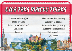 GIGA PAKA - POLSKA - ZESTAW MATERIAŁÓW