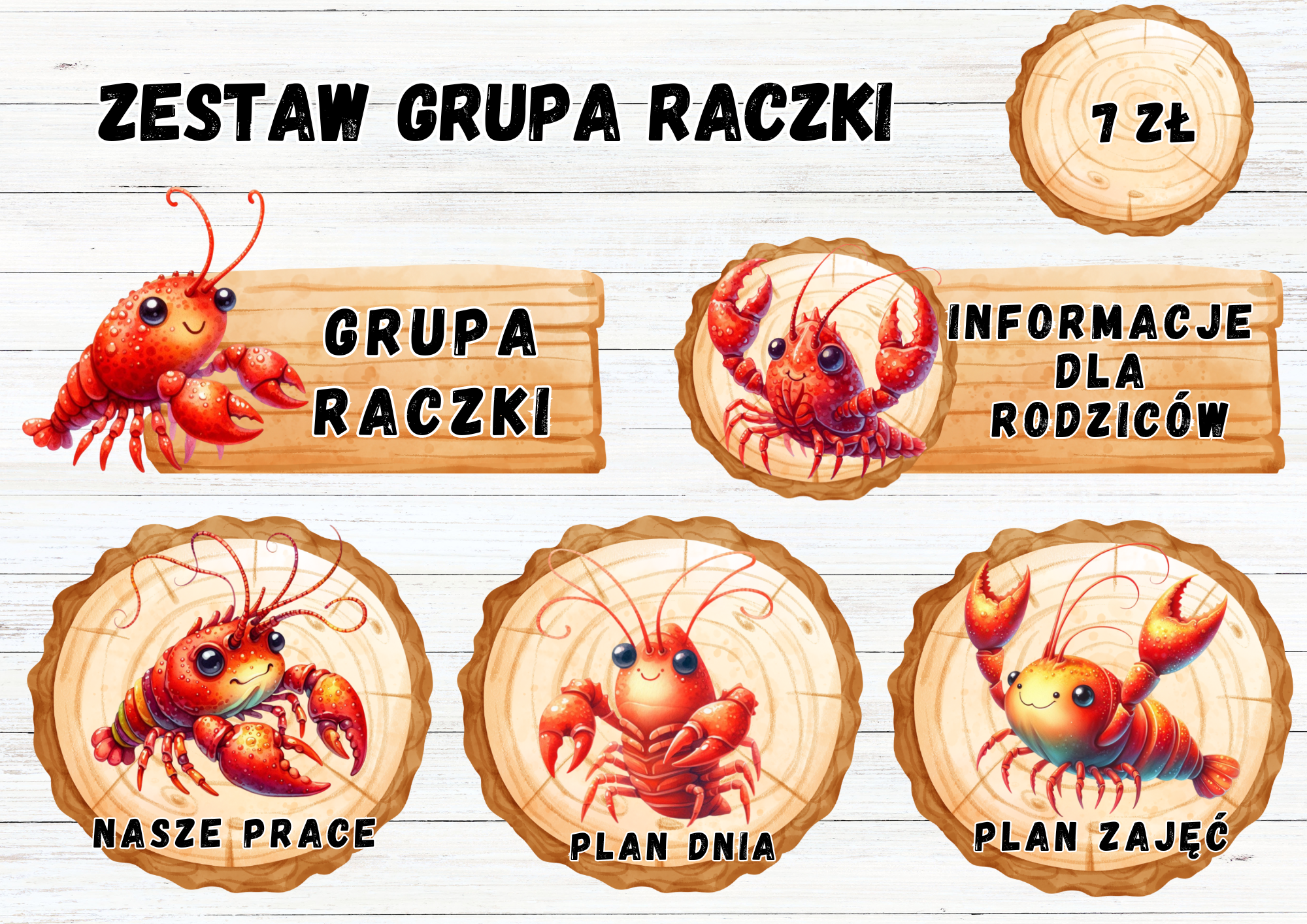 ZESTAW GRUPOWY GRUPA "RACZKI"
