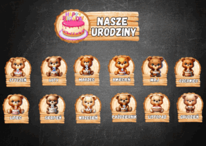 ZESTAW URODZINY KALENDARZ MISIE