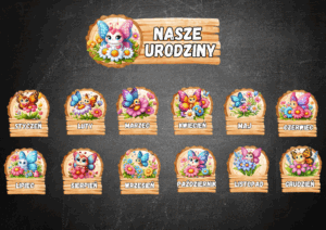 ZESTAW URODZINY MOTYLKI