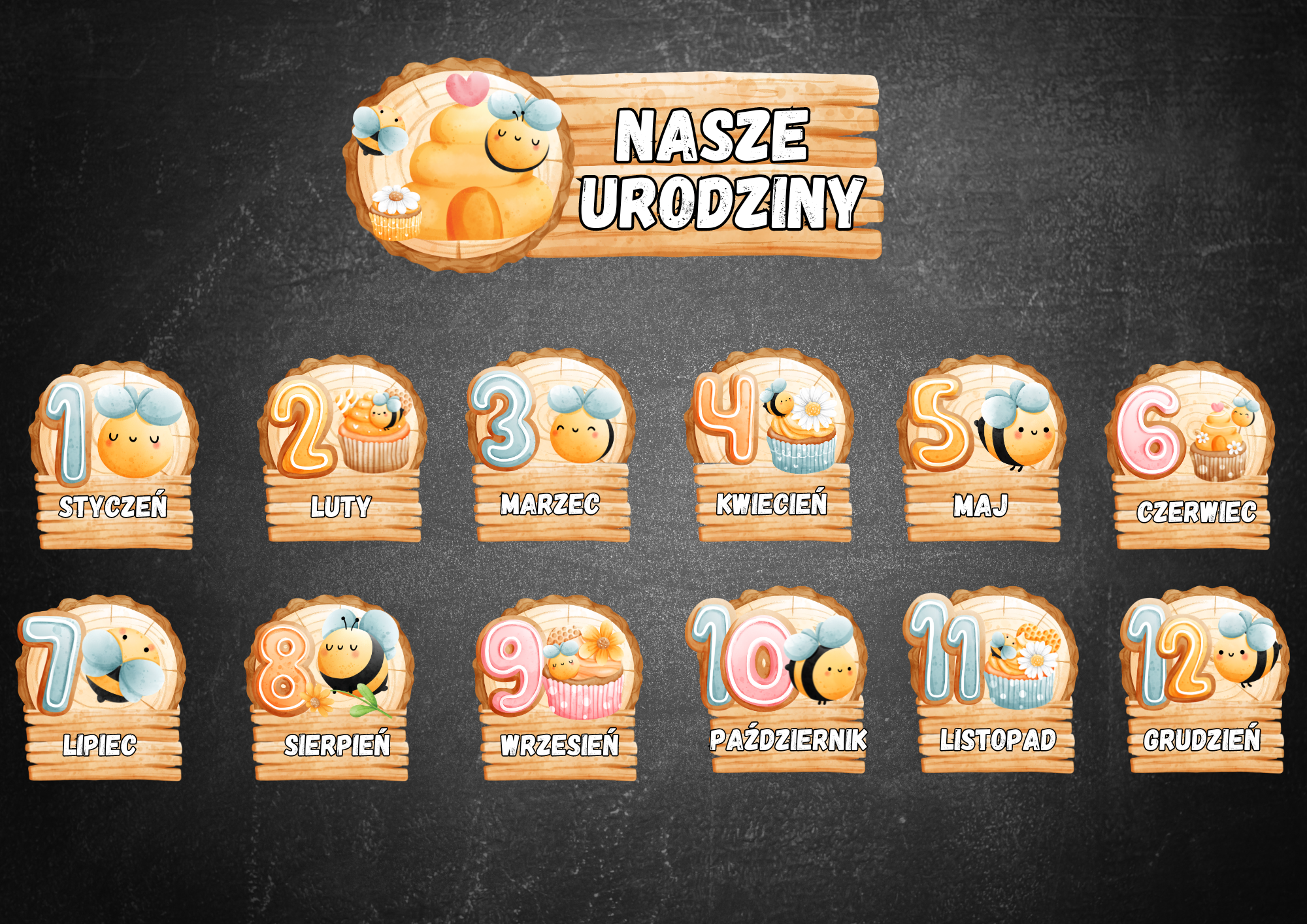 ZESTAW URODZINY PSZCZÓŁKI PSZCZOŁY