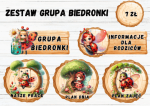 ZESTAW GRUPWY GRUPA "BIEDRONKI" 2