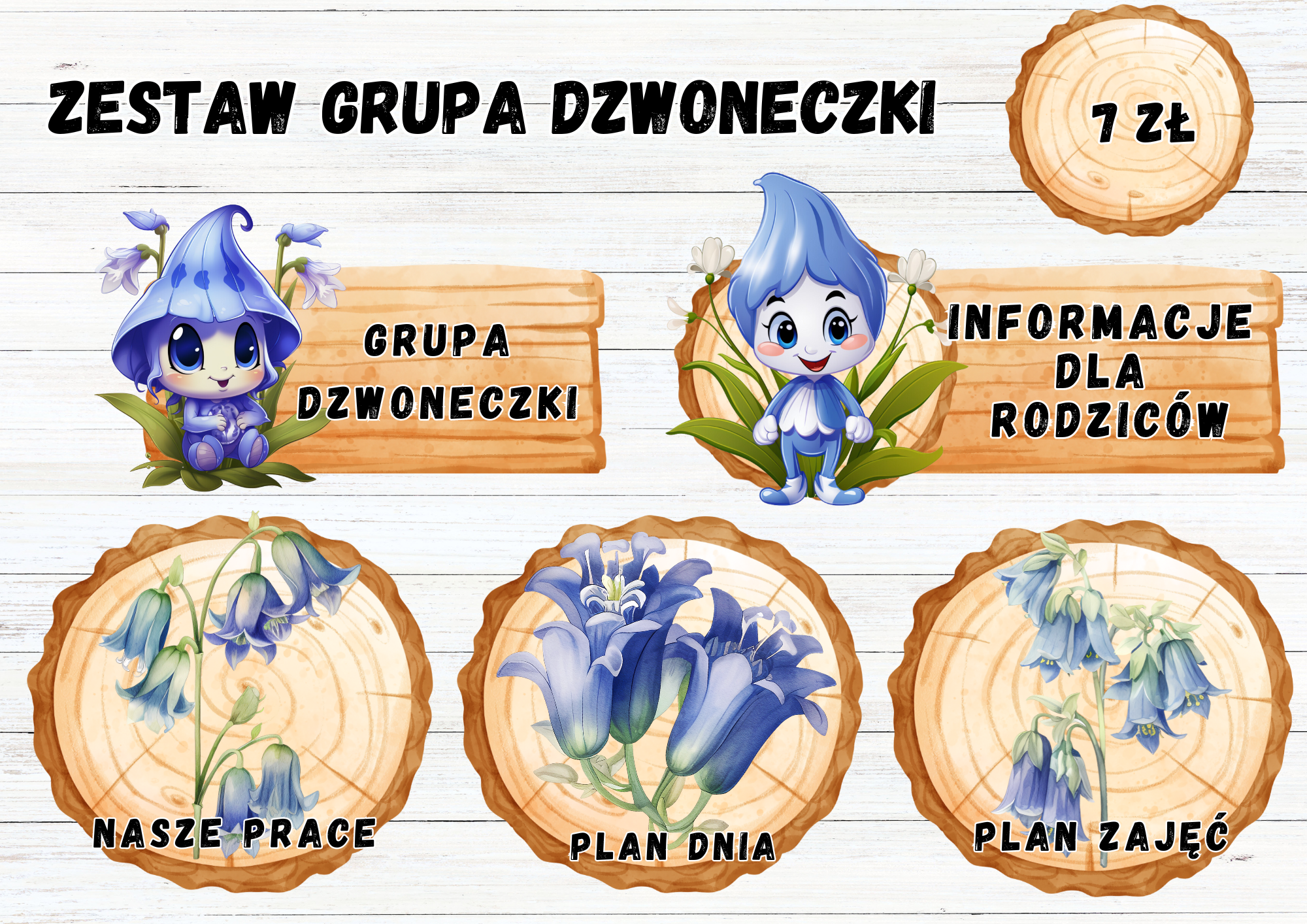 ZESTAW GRUPOWY GRUPA "DZWONECZKI"