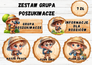 ZESTAW GRUPOWY GRUPA "POSZUKIWACZE"