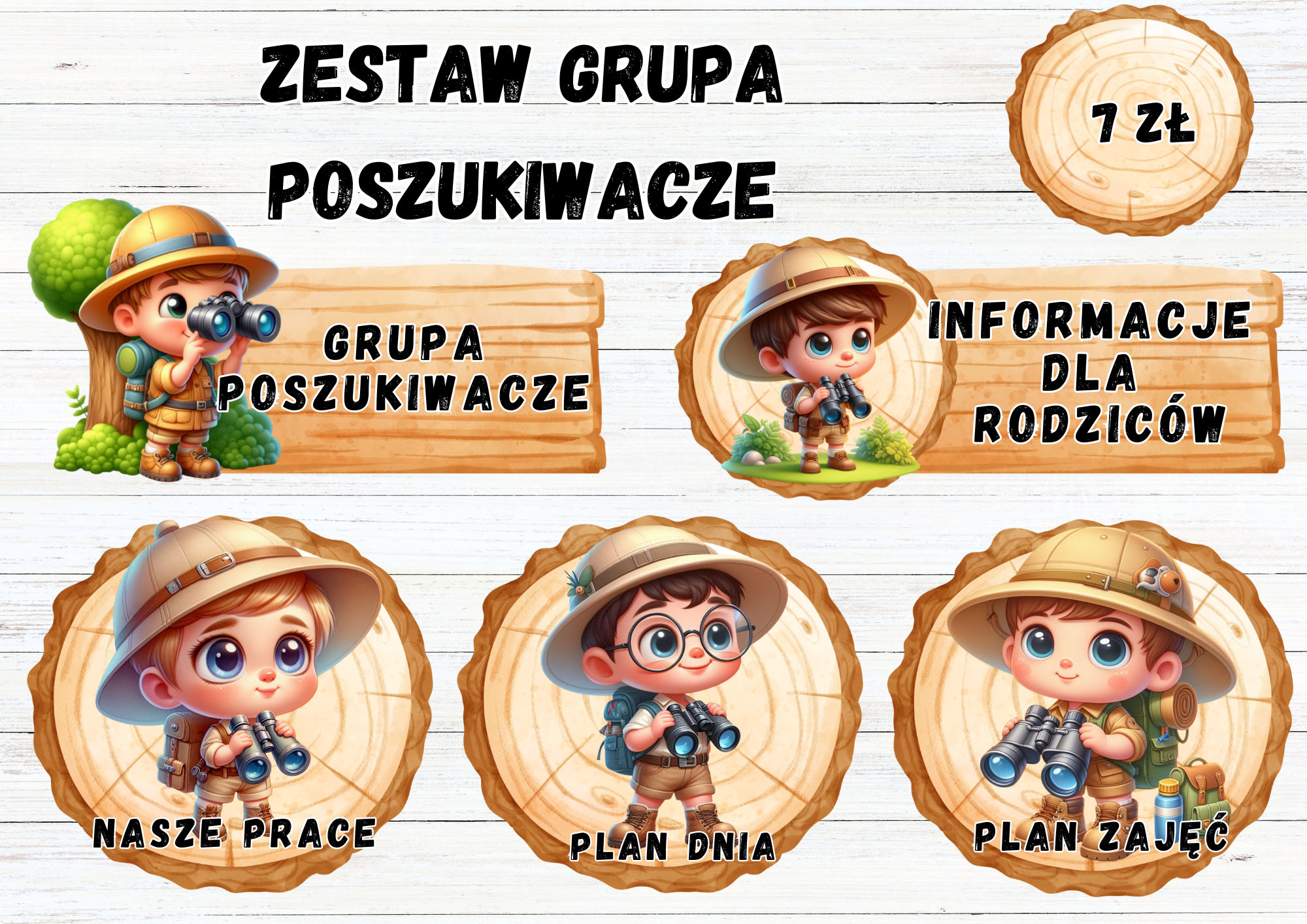 ZESTAW GRUPOWY GRUPA "POSZUKIWACZE"
