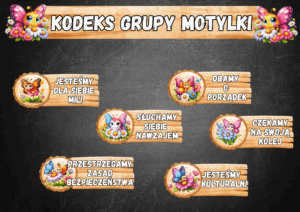 Kodeks grupy przedszkolnej “MOTYLKI”