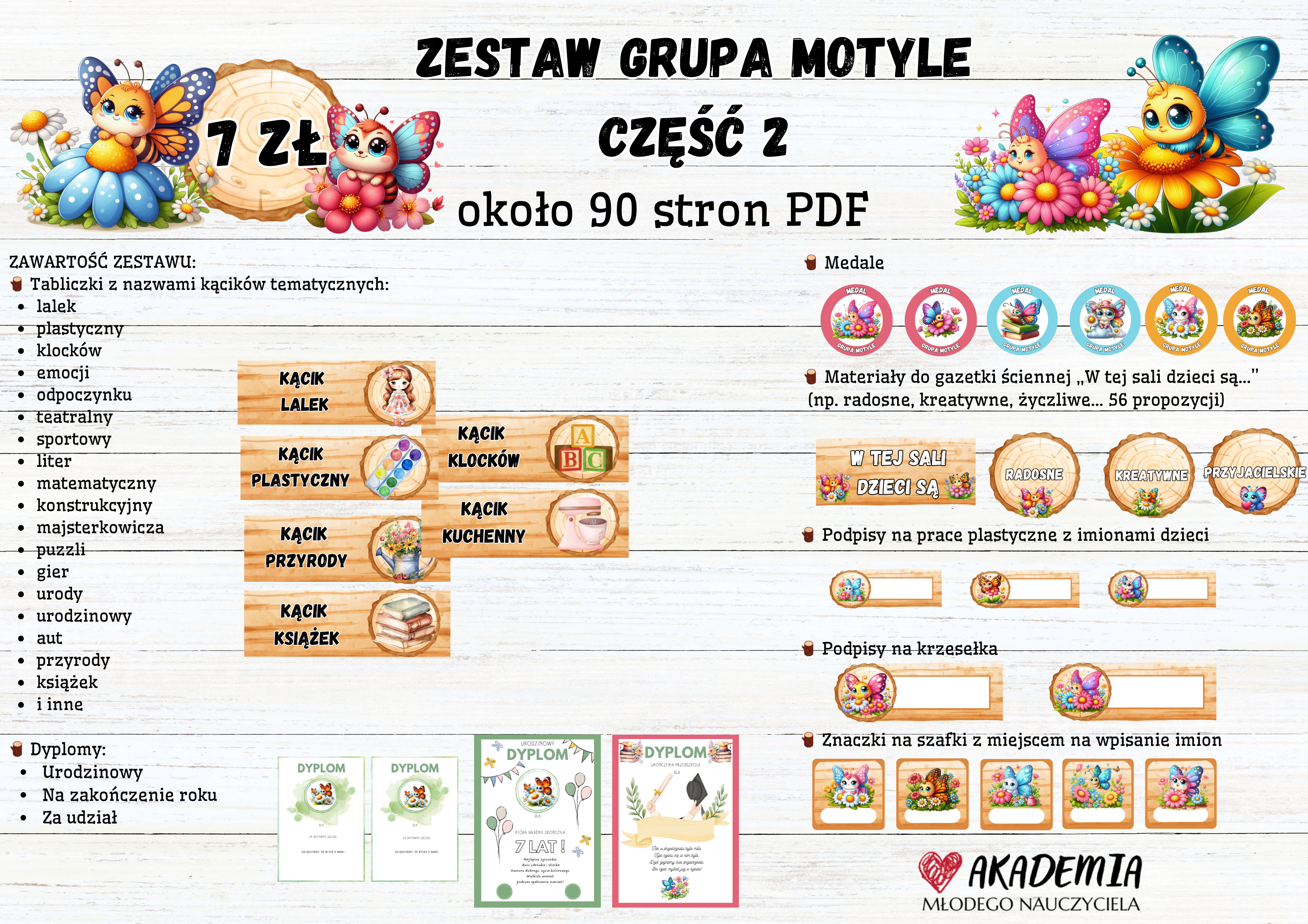 ZESTAW GRUPA MOTYLE 2