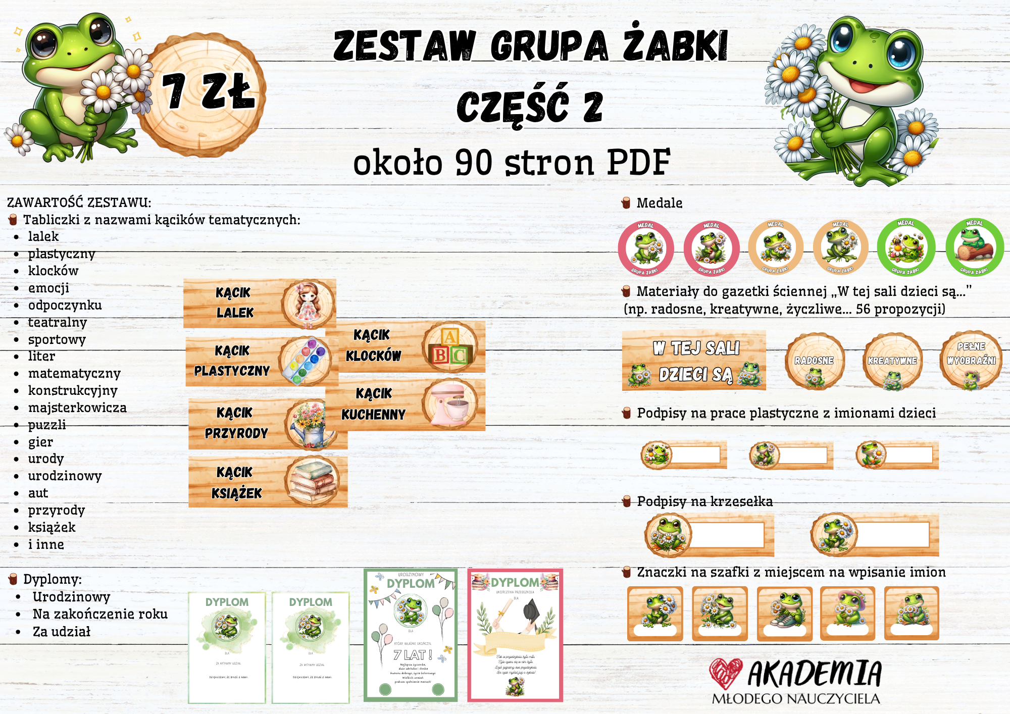 ZESTAW GRUPA ŻABKI 2