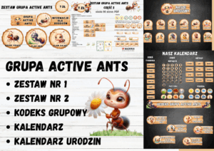 GRUPA ACTIVE ANTS - 5 w 1 – WSZYSTKIE ZESTAWY