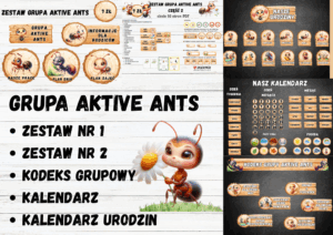 GRUPA AKTIVE ANTS - 5 w 1 – WSZYSTKIE ZESTAWY