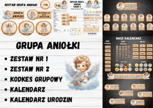 GRUPA ANIOŁKI - 5 w 1 – WSZYSTKIE ZESTAWY