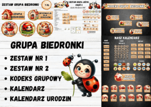 GRUPA BIEDRONKI - 5 w 1 – WSZYSTKIE ZESTAWY
