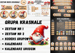 GRUPA KRASNALE KRASNOLUDKI - 5 w 1 – WSZYSTKIE ZESTAWY