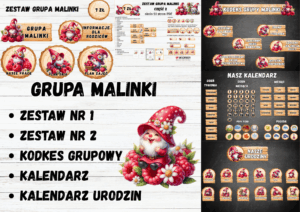 GRUPA MALINKI - 5 w 1 – WSZYSTKIE ZESTAWY